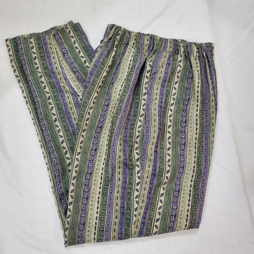 Melrose Studio Vintage ‘90s Women’s Silk Pants Size Medium